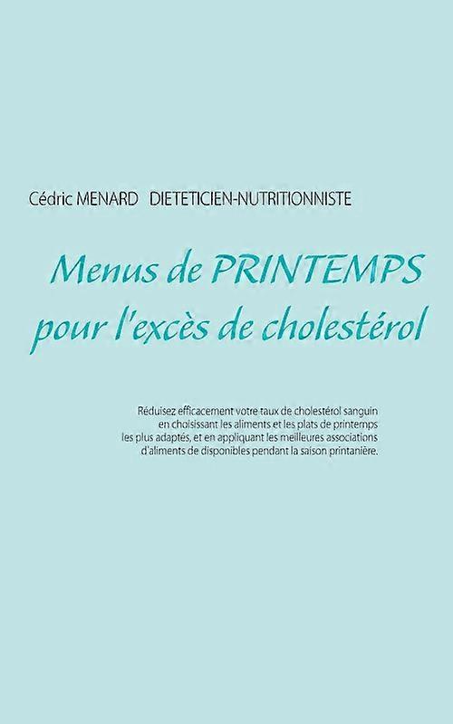 Menus De Printemps Pour Lexcs De Cholestrol