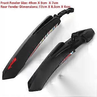 2pcs Bicycle Fender PP Soft Plastic Suitable 26 27.5 29 Inch Bicycles MTB DH Rear Shock BIKE Thicken Splash Protection Accessory