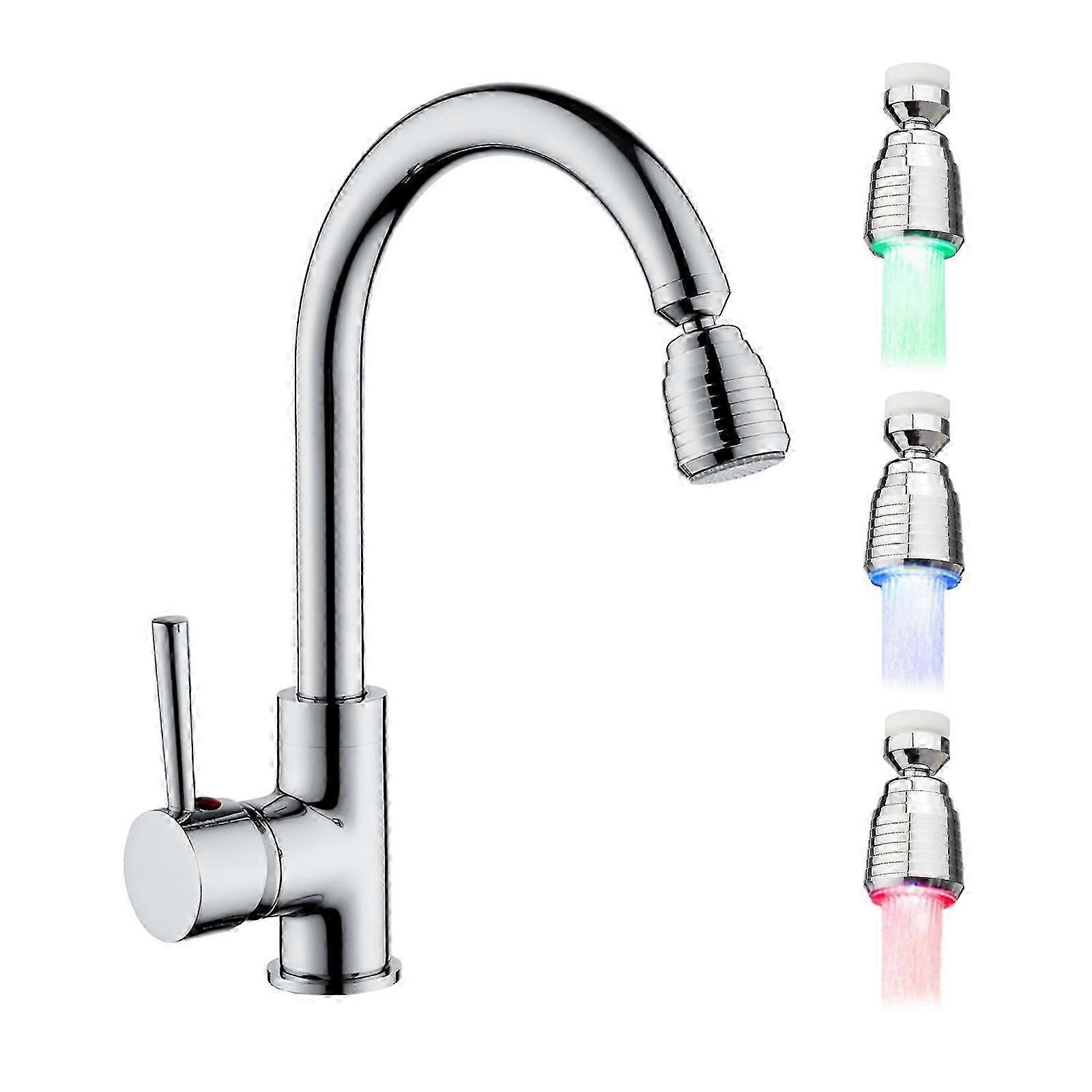 Self-Powered Temp-Sensing LED Tap
