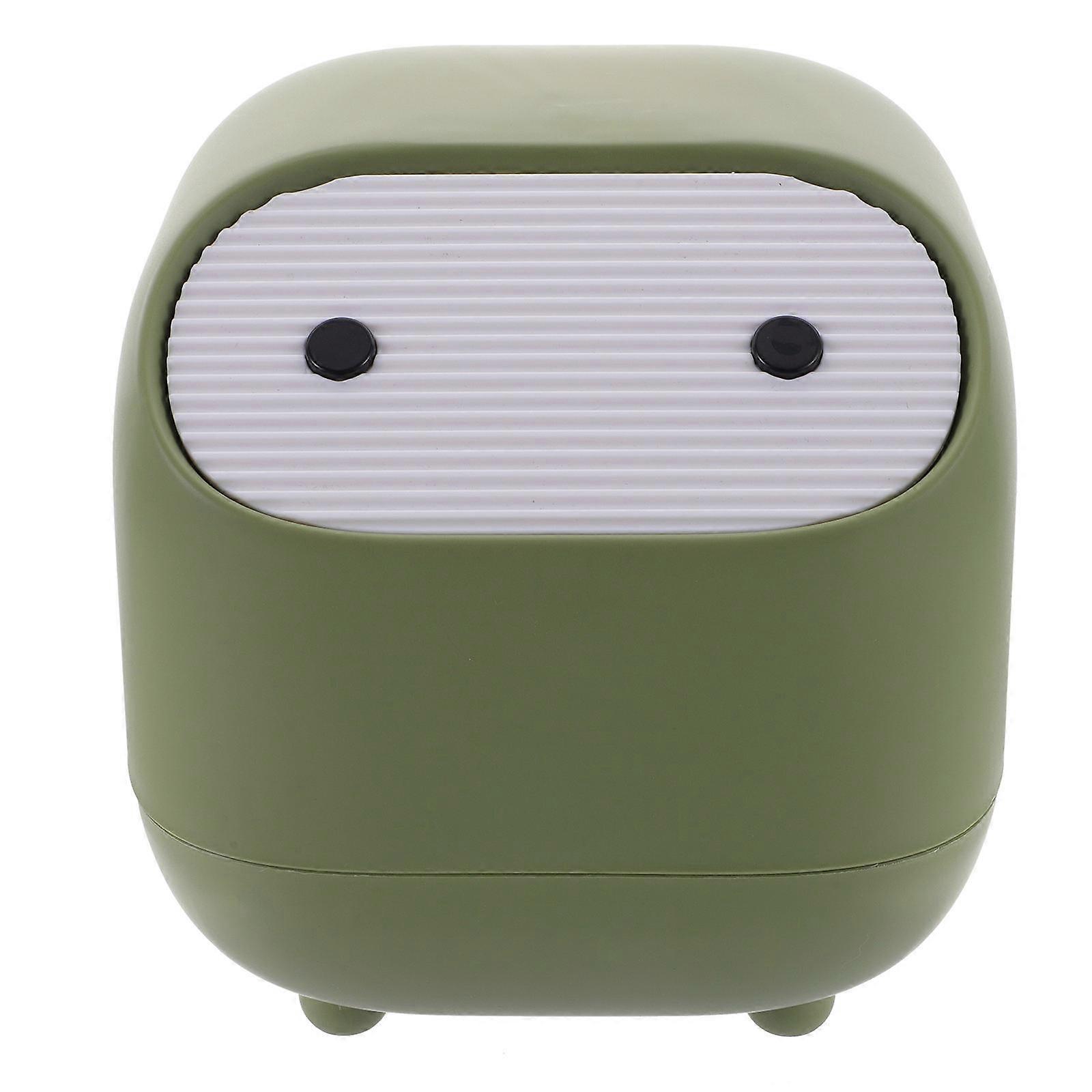 Small Garbage Can Decorative Trash Bin for Storage Use Desktop