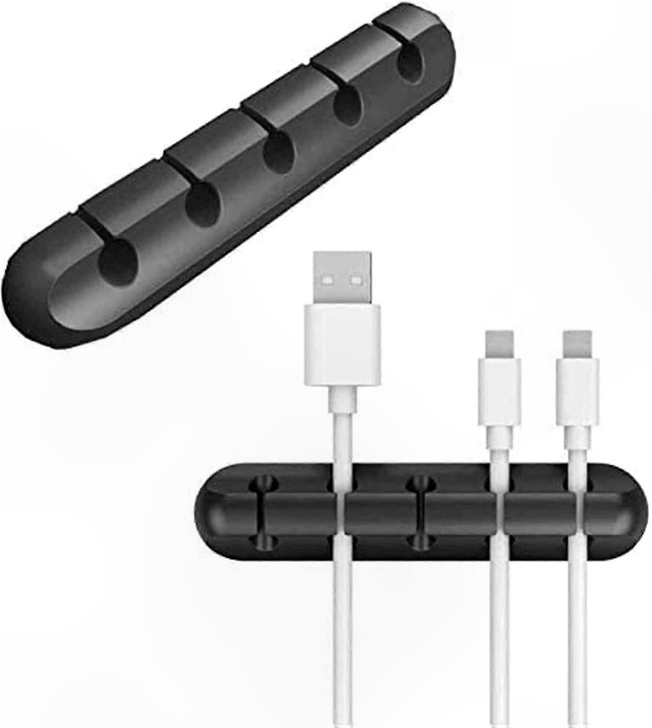 Elastic Adhesive Desk Cable Clips