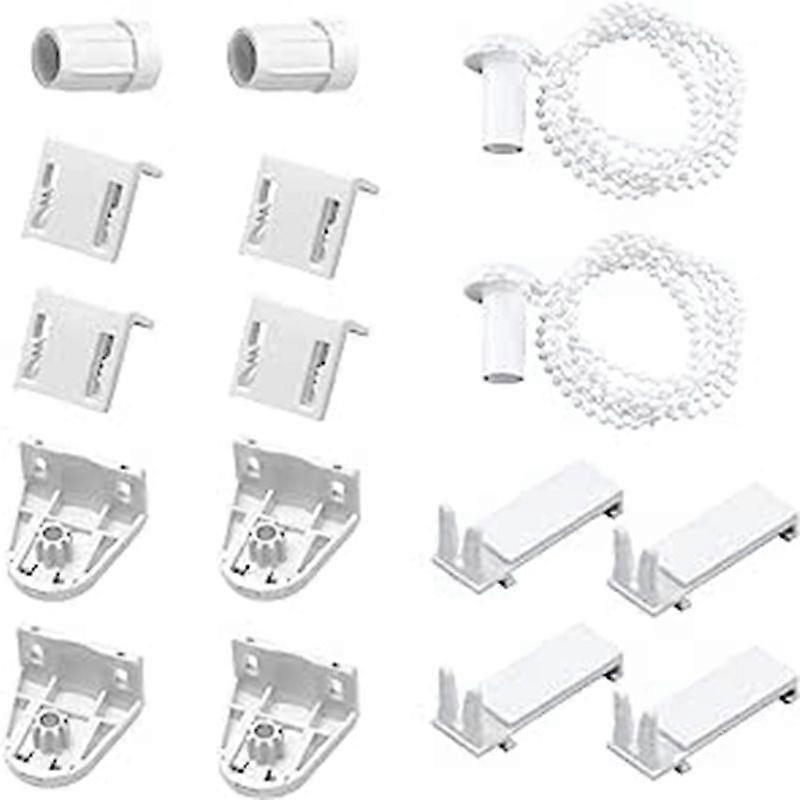 White window blind bracket sets, blind fixing replacement parts, hardware set