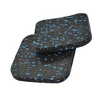 Multipurpose Rubber Fitness Mat Exercise Workout Mat Protective Gym, Multicolor