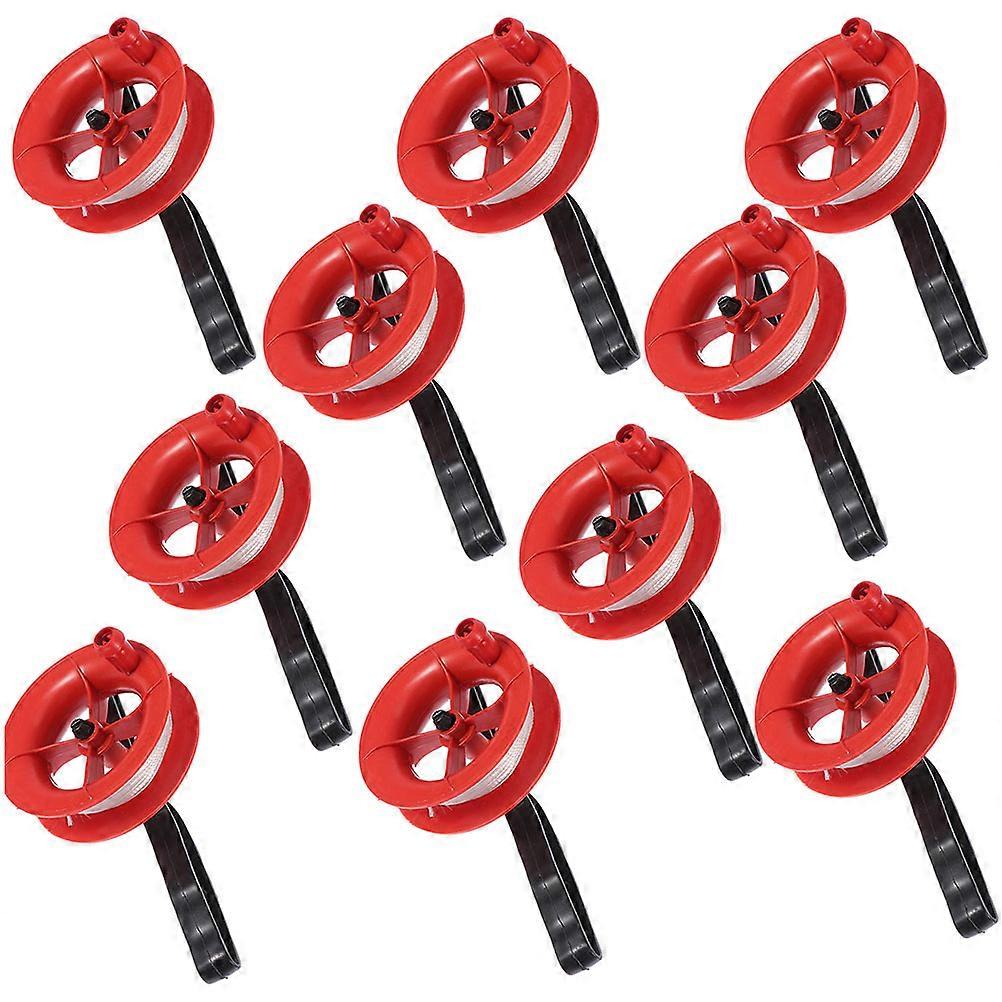 Kite String Plastic String Wheels for Kite Flying 15Pcs Kit