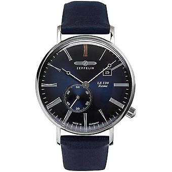 Zeppelin lz120 rome Swiss Quartz Analog Man Watch with Cowhide Bracelet 7134-3
