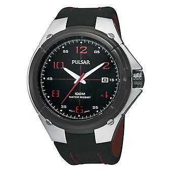Pulse Sardinia Quartz Analog Man Watch with Cowhide Bracelet PXH797X1