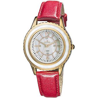 Radiant nouvelle fleur Quartz Analog Woman Watch avec Ra218606 Bracelet en cuir verni