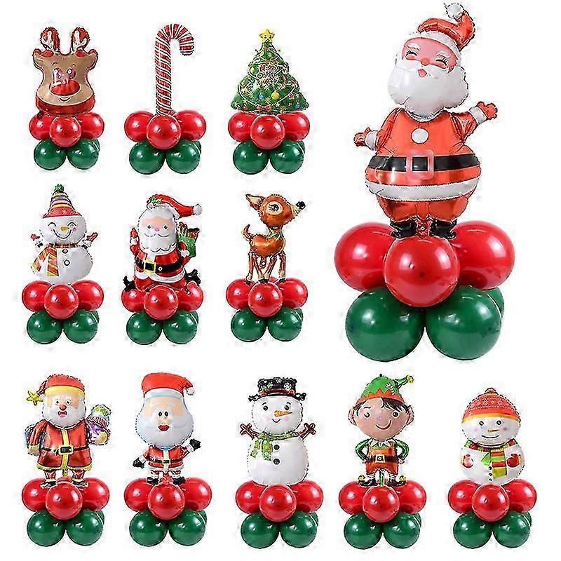 9Pcs Festive Foil Balloon Assortment