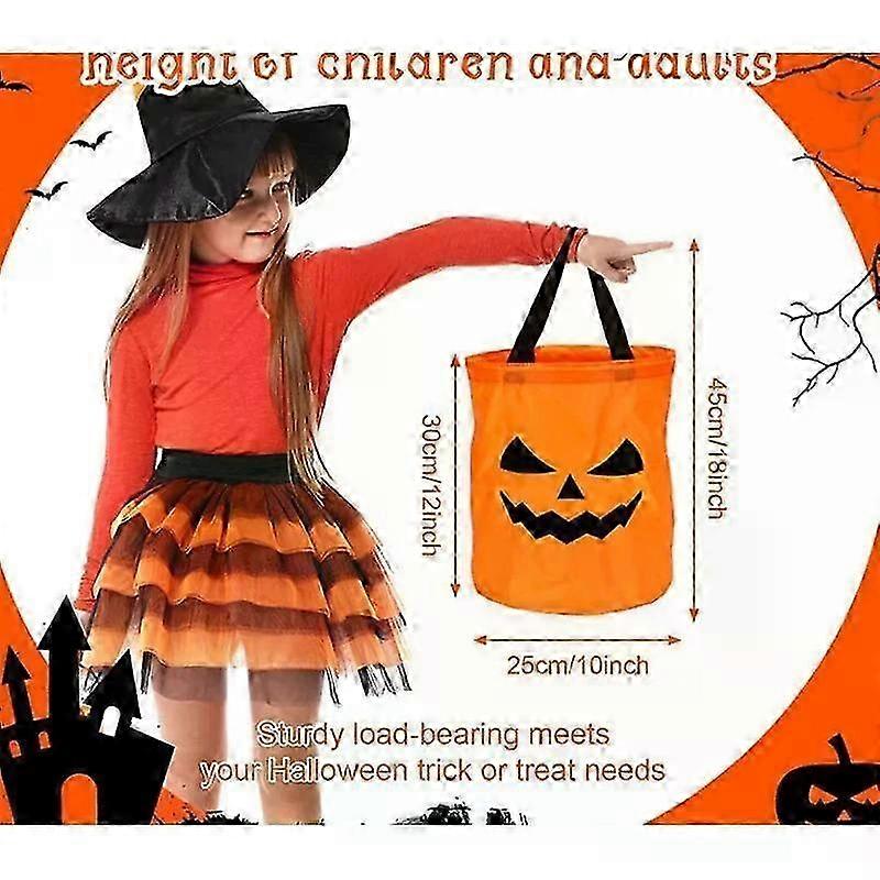 Collapsible LED Pumpkin Candy Basket