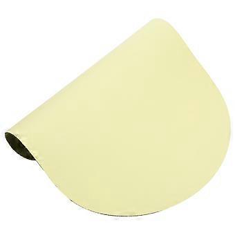 5Pcs Absorbent Pet Feeding Mat to Protect Floor for Home Use Light Yellow