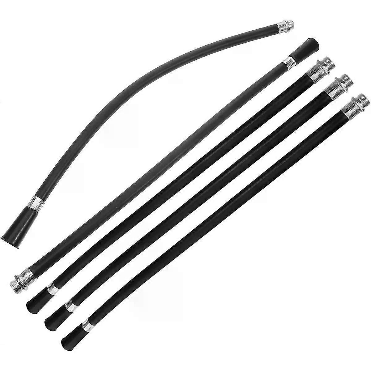 5pcs Fire Extinguisher Spray Nozzle Tubes, Black Plastic