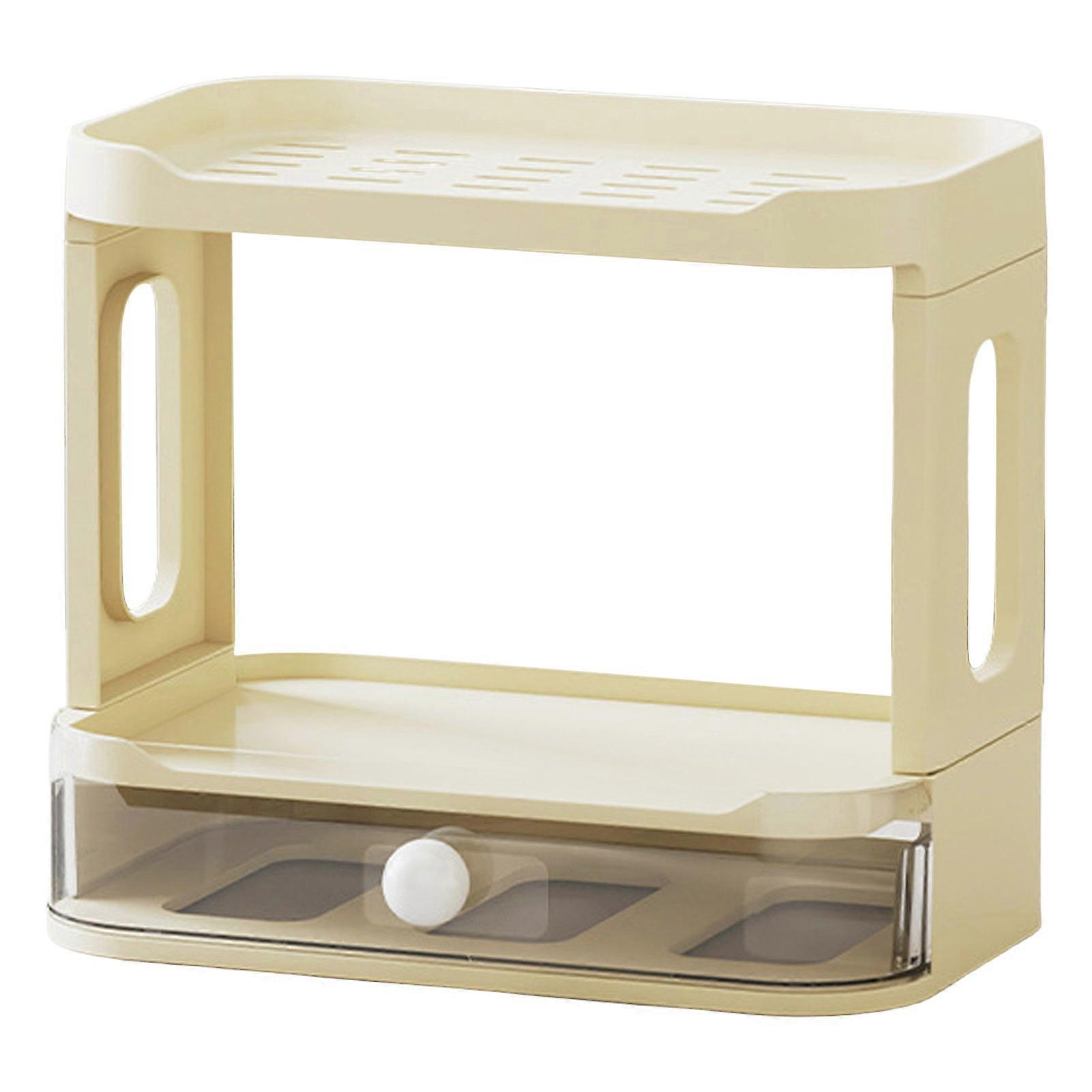 Minimalist 2-Tier Cup Storage Rack