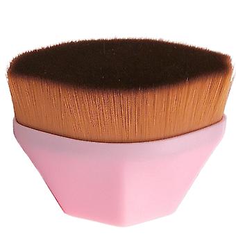 Foundation Make-up Rouge Bürste Kein Griff Flat Top Soft Puder Pinsel mit Etui