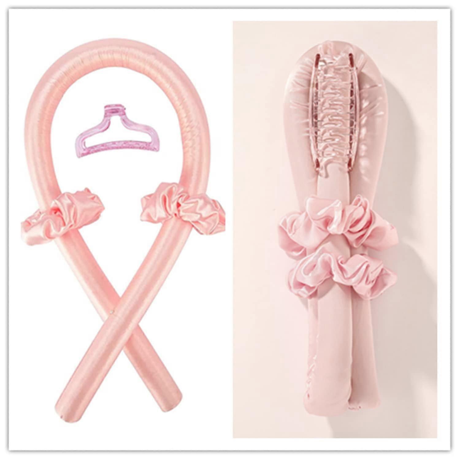 Pink Soft Foam Heatless Curlers