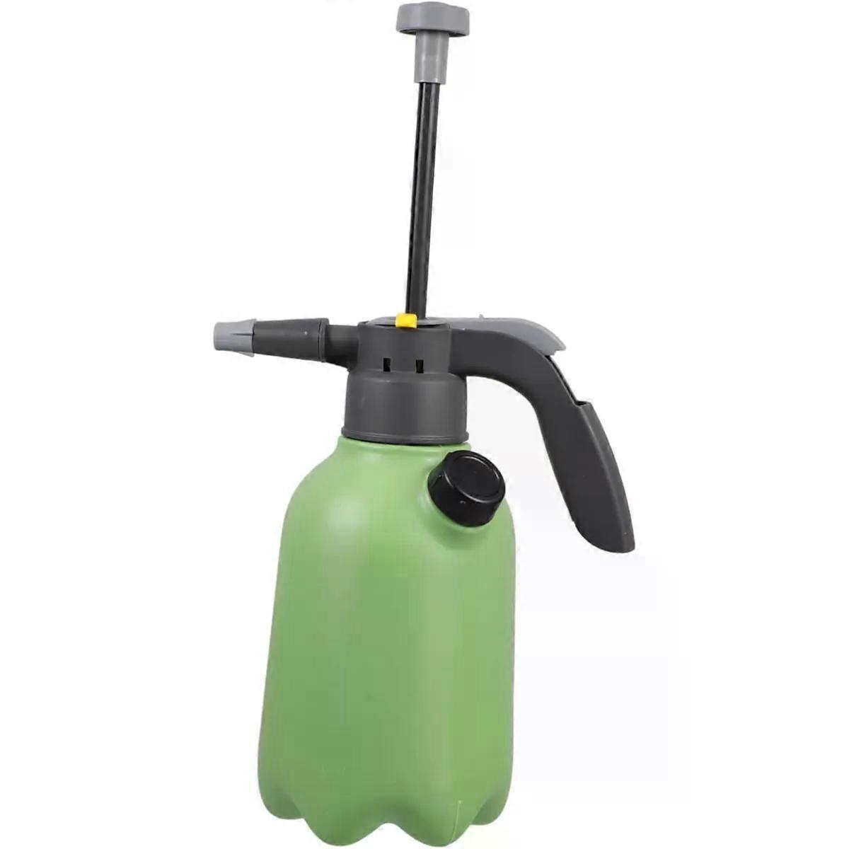 2 L Handheld Pump Sprayer for Plants, Reusable PP Green