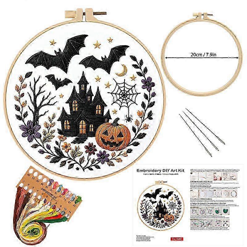 Gothic Halloween Cross Stitch Kit