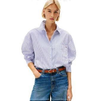 Tommy Hilfiger Womens/Ladies Poplin Oversized Long-Sleeved Shirt