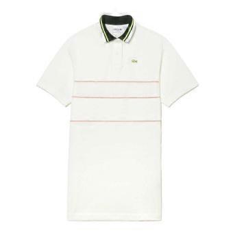 Lacoste Womens/Ladies Stripe Relaxed Fit Polo Shirt Dress