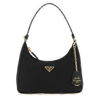 Prada Black Recycled Polyamide Shoulder Bag