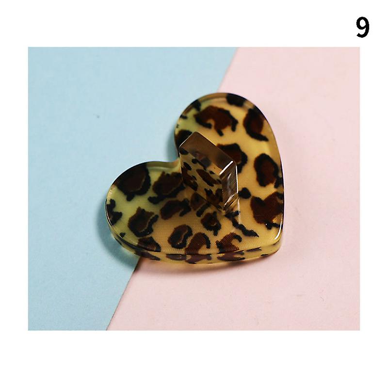 Nail Practice Base Stand Round/butterfly/heart/square Leopard Manicure False Nails