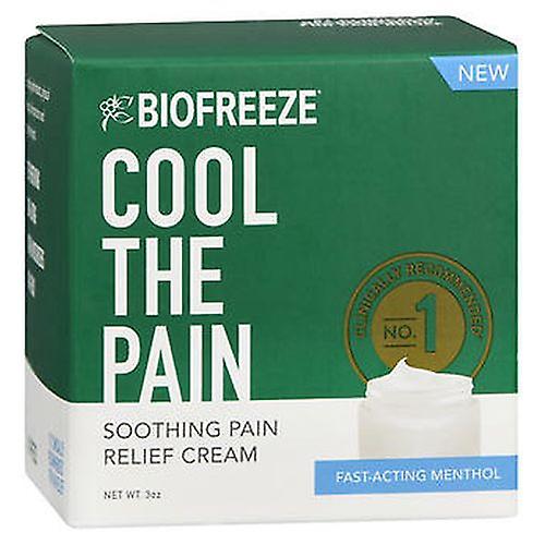 Airborne Biofreeze Soothing Pain Relief Cream ,3 Oz