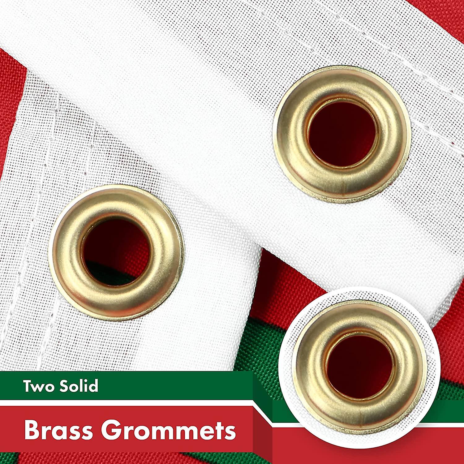  2 حزمة: علم المغرب (المغرب) | 3 × 5 أقدام | مطبوعة 150D داخلية / خارجية ، ألوان نابضة بالحياة ، حلقات نحاسية ، بوليستر عالي الجودة ، أكثر سمكا أكثر