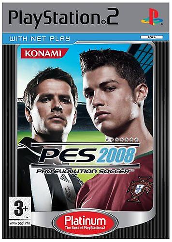 Pro Evolution Soccer 2008 Platinum (PS2) - PAL - New & Sealed