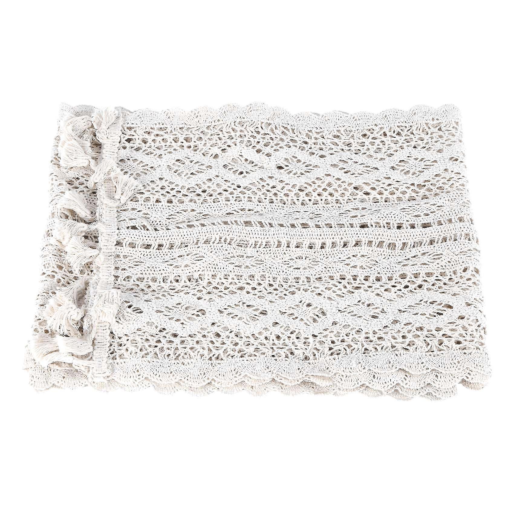 مكرامية الجدول عداء، الكروشيه فينتا الجدول عداء مع شرابات، لطاولة طعام الزفاف، bohe