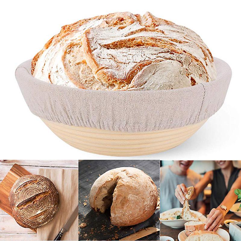 Bread Proofing Basket Sourdough Proofing Bowl Multi-purpose Vine Woven Basket for Making Bread