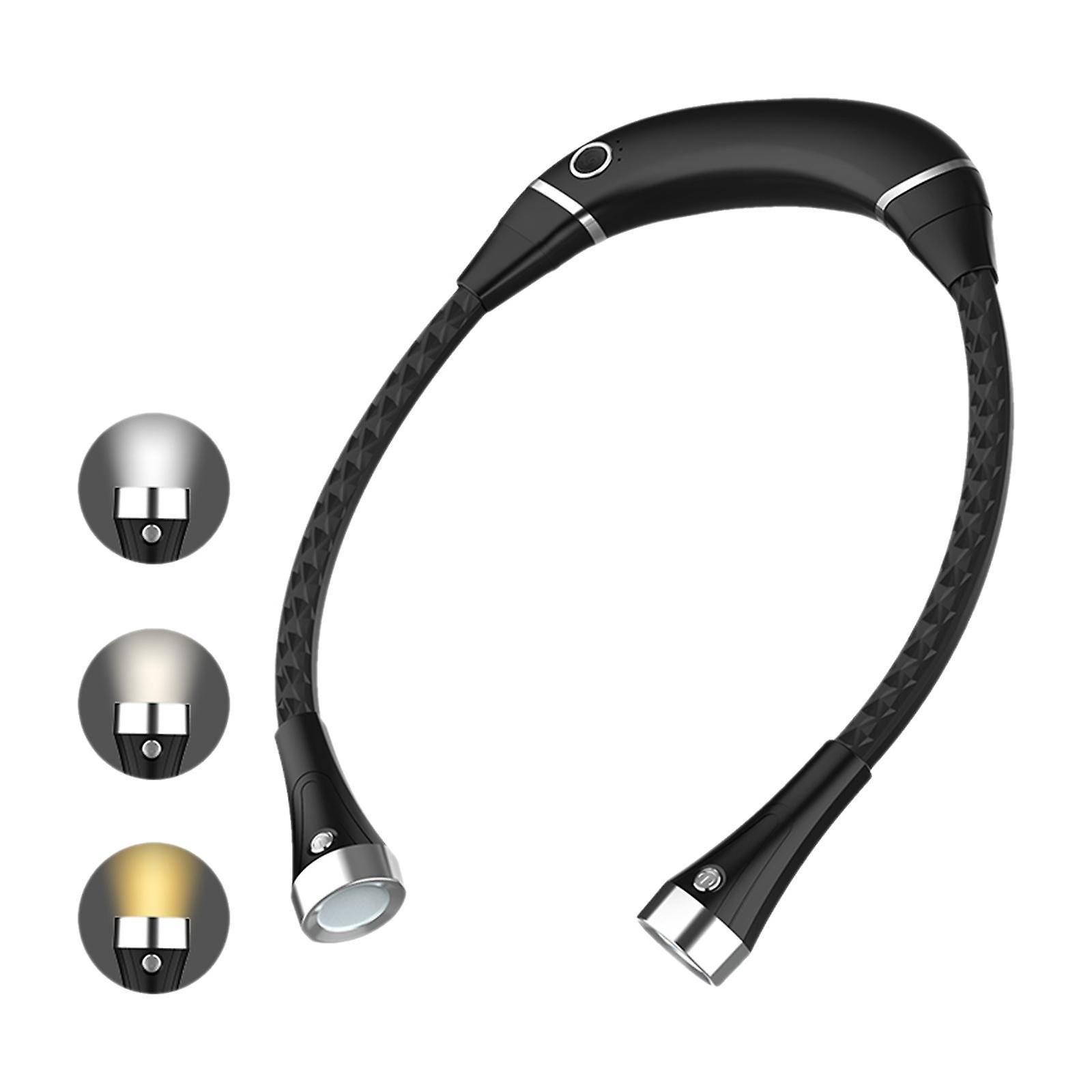 Neck Reading Light Foldable USB Rechargeable LED Book Light 3 Light Modes Neck Hug Reading Lights