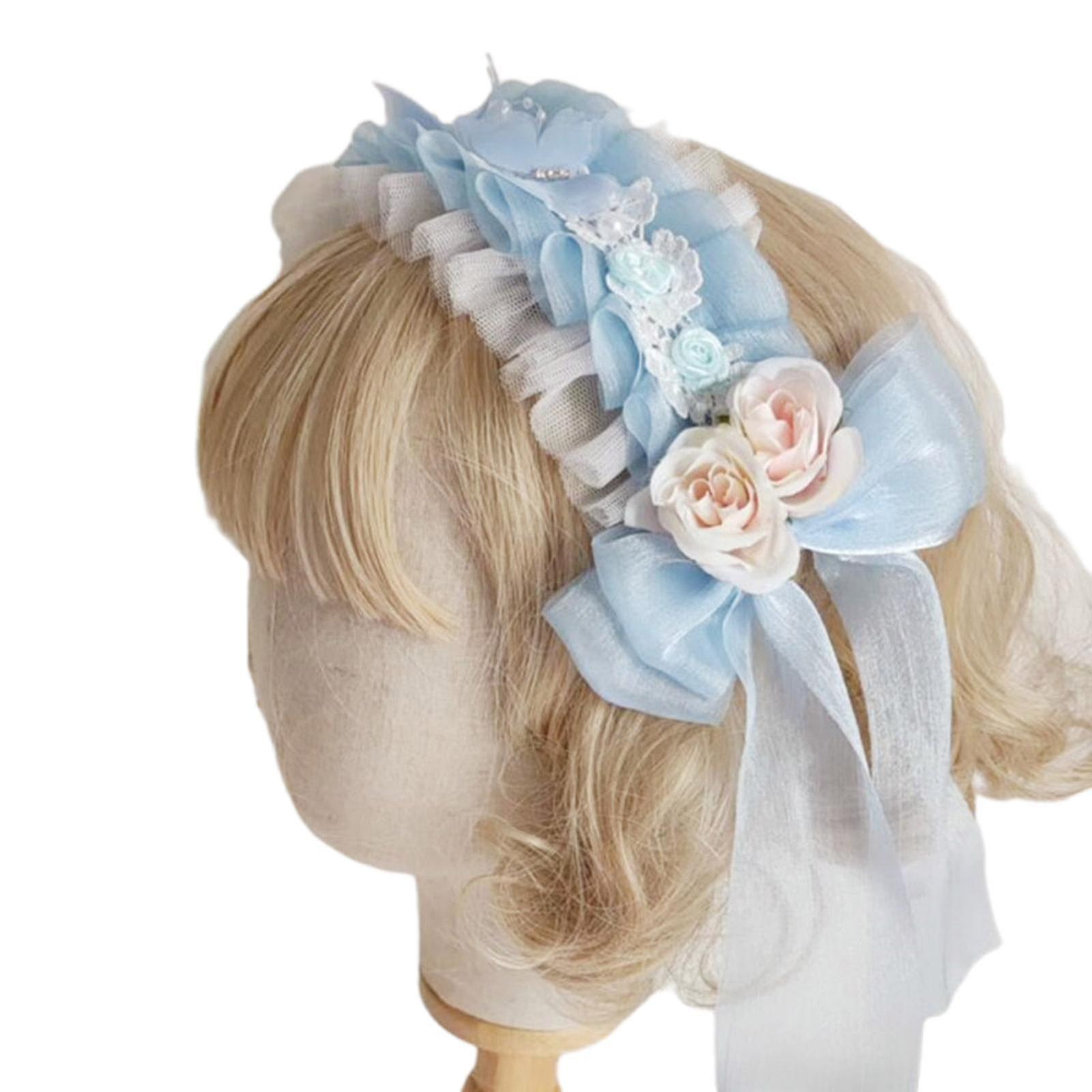 Ta Flower Sd Hhoop With Pleated Lace For Rs