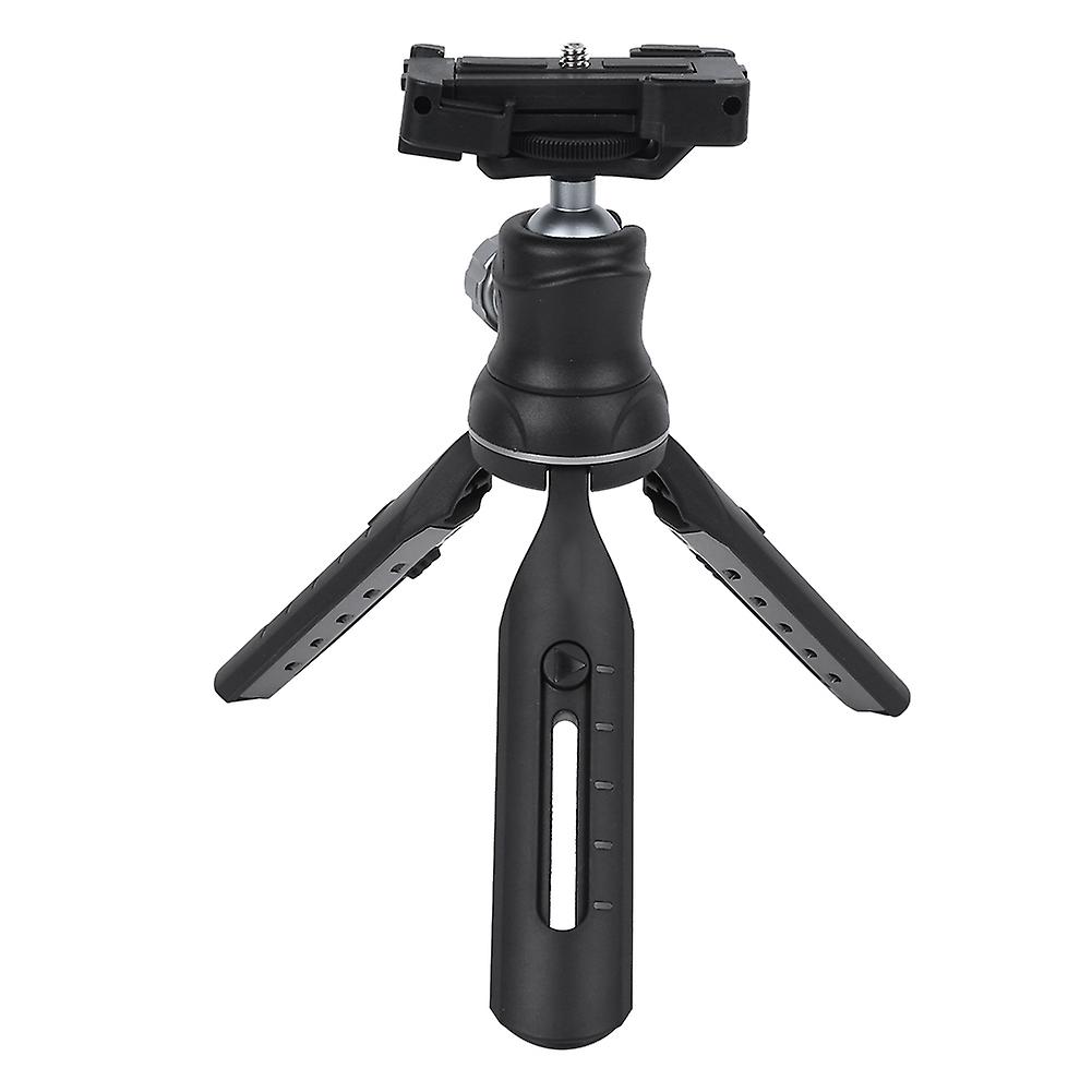 Mini Metal Desktop Tripod Stand Selfie Vlog Handle for Mobile Phone ILDC SLR Camera