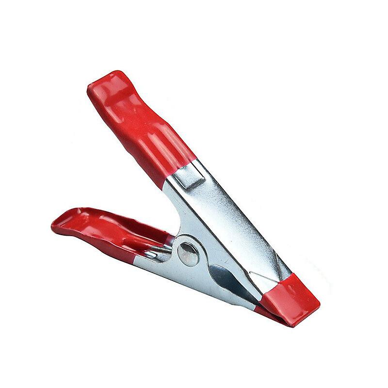 20 Pcs Metal Spring Clips with Rubber Coating