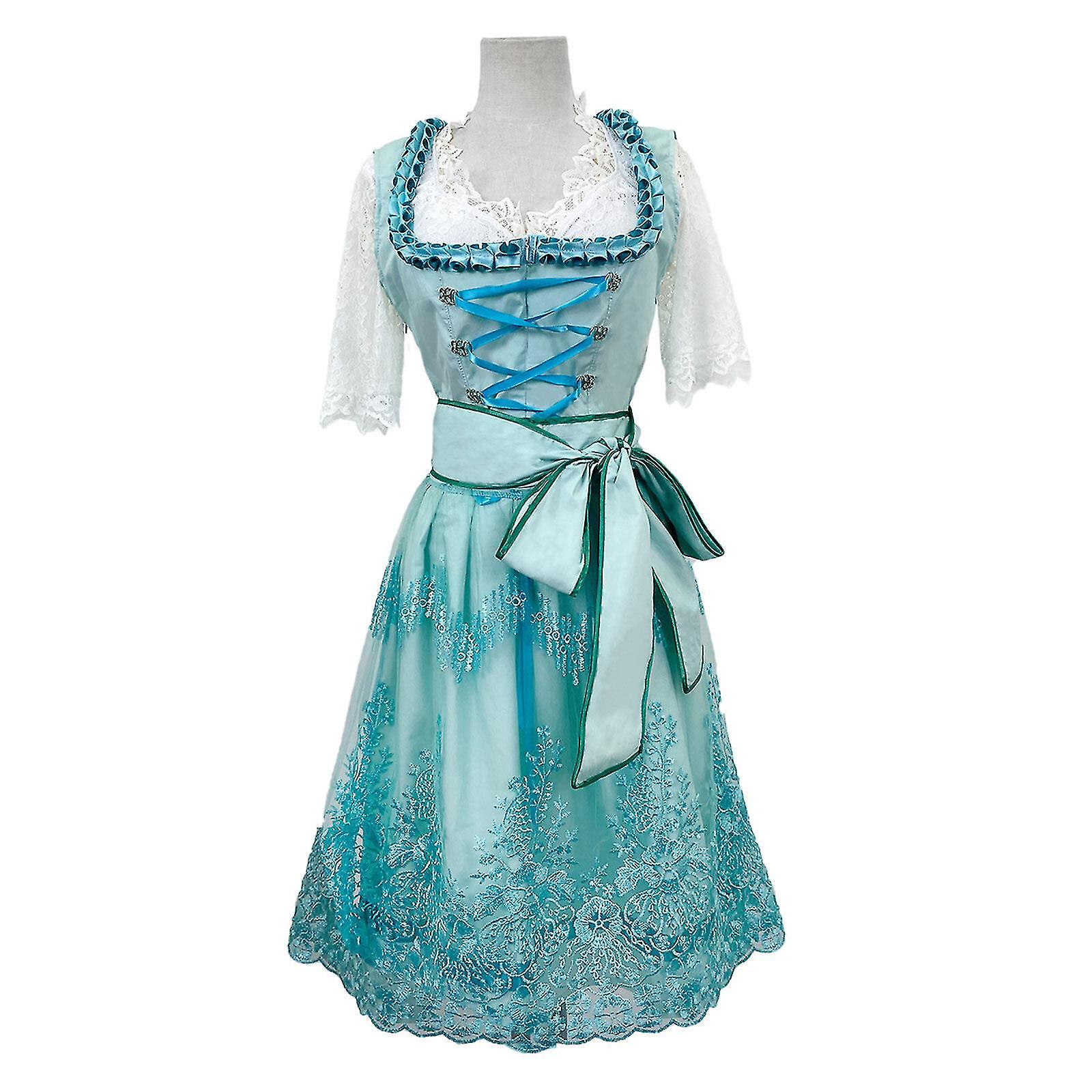 Costume Oktoberfest pour femme - Robe de soirée bavaroise, 100 % neuf