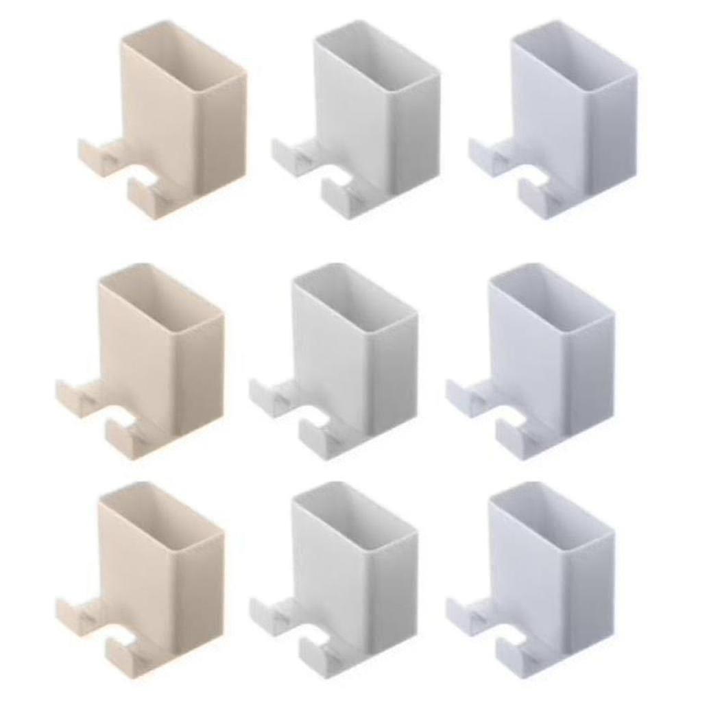 Home Free Punching Multifunction Remote Control Storage Box 9 Pack