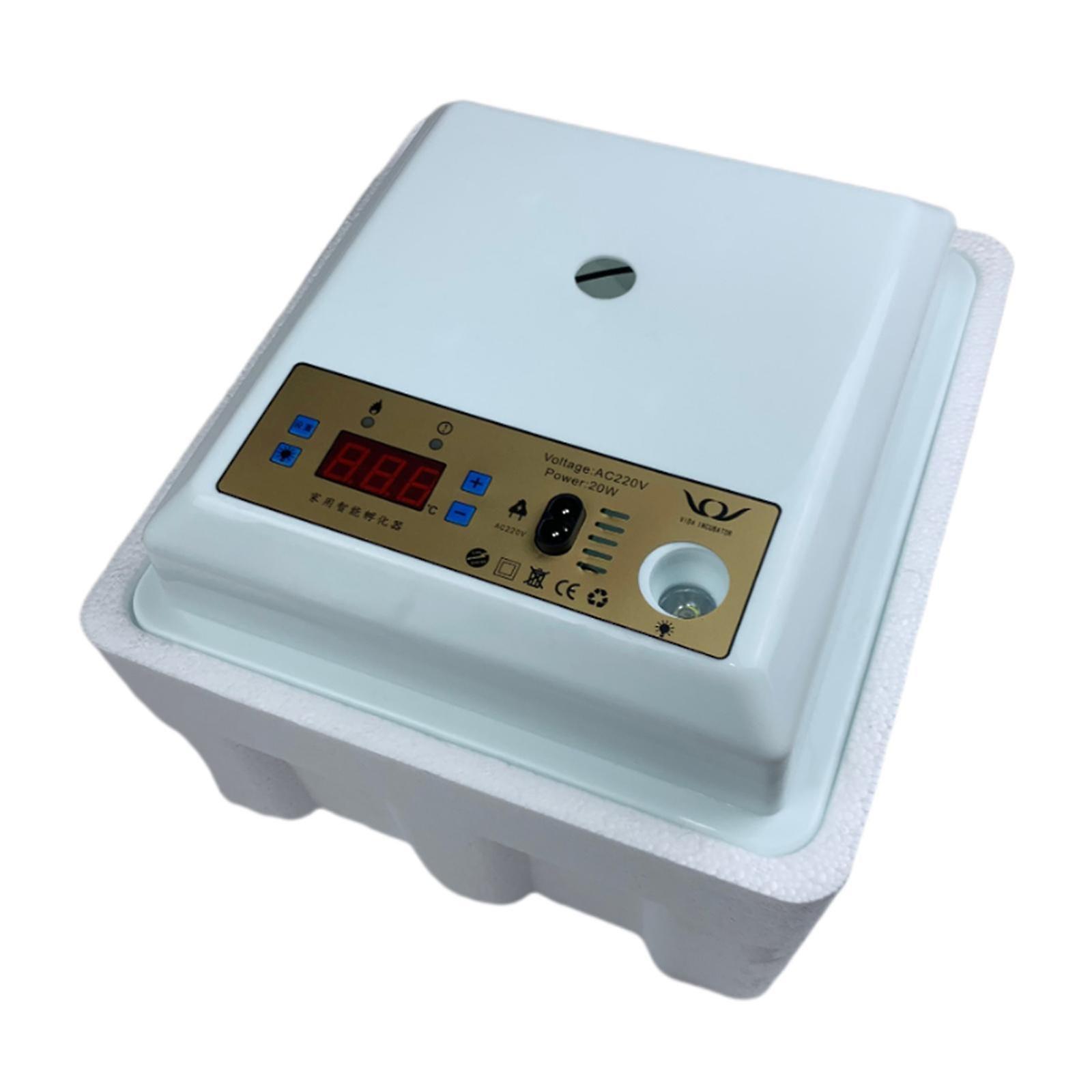 Egg Incubator Fully Automatic Poultry Hatcher Machine Automatic Eggs Turner 20 Eggs