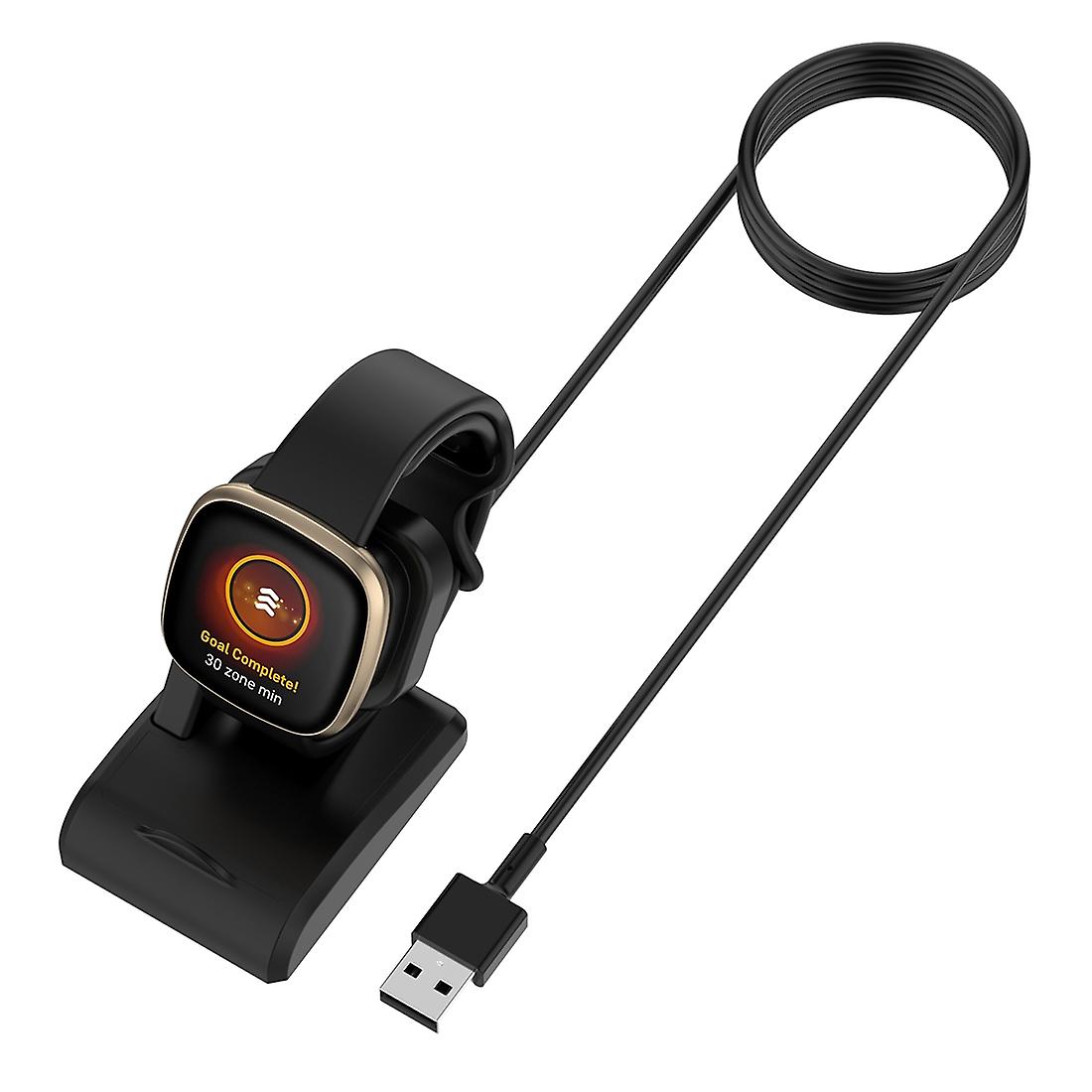 适用于 Fitbit Versa 4 Versa 3 Sense2 Sense USB 底座的底座充电座