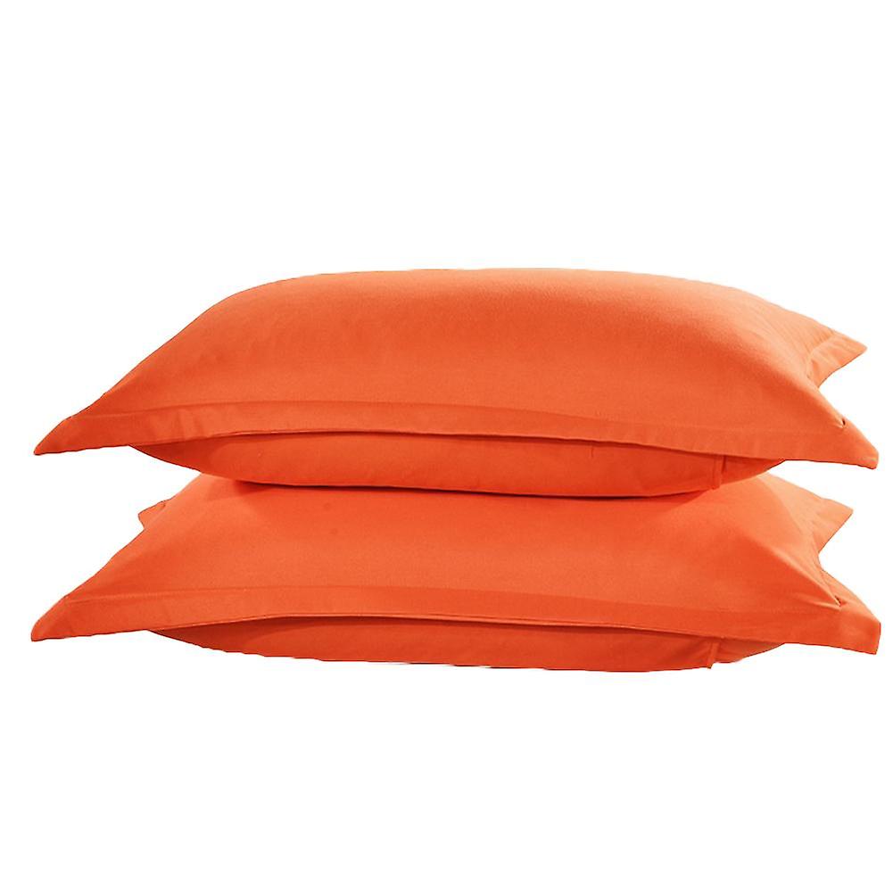 ZHOUBA 2Pcs Solid Color Pillow Case Rectangle Throw Cushion Cover Home Sofa Decor