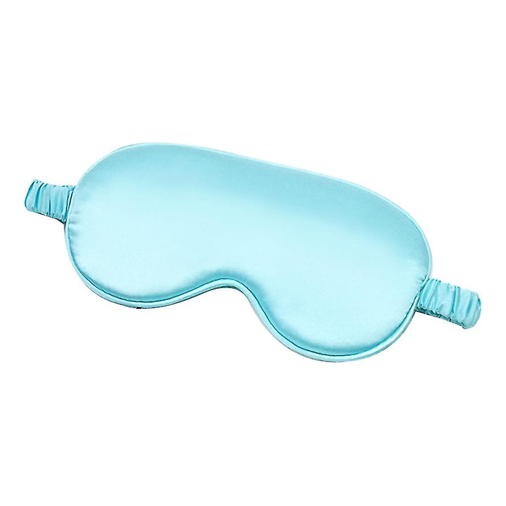 Unisex sovemaske Block Out Light Silk Rest Relax Sleep Aid Mask Bind til øynene