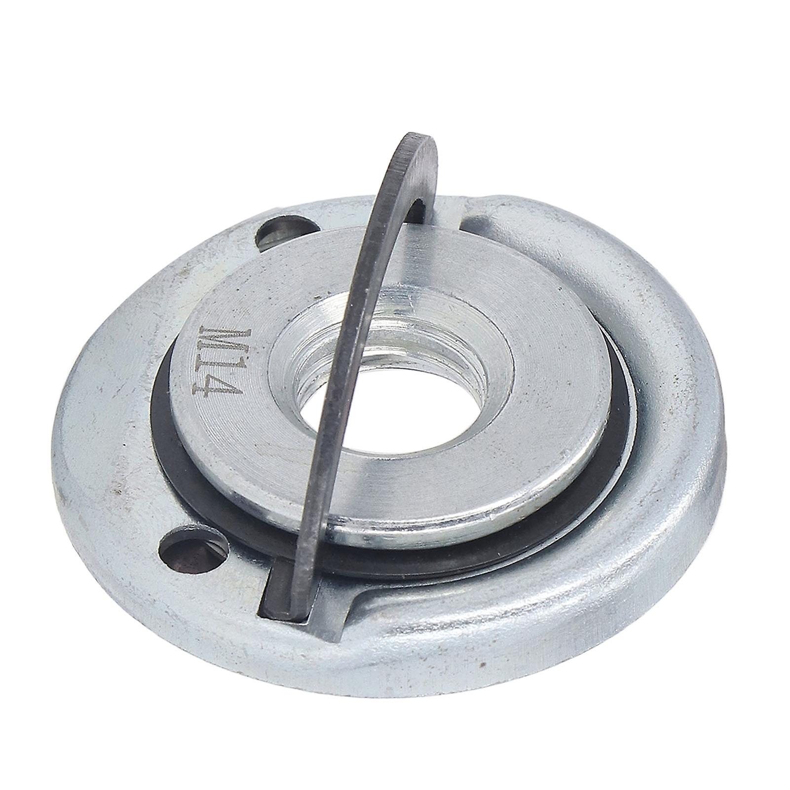 Angle Grinder Locking Nut Angle M14 Angle Grinder Locking Nut 40Cr Strength Quick Fastening 45mm OD Grinder Quick Release Plate Flange Nut