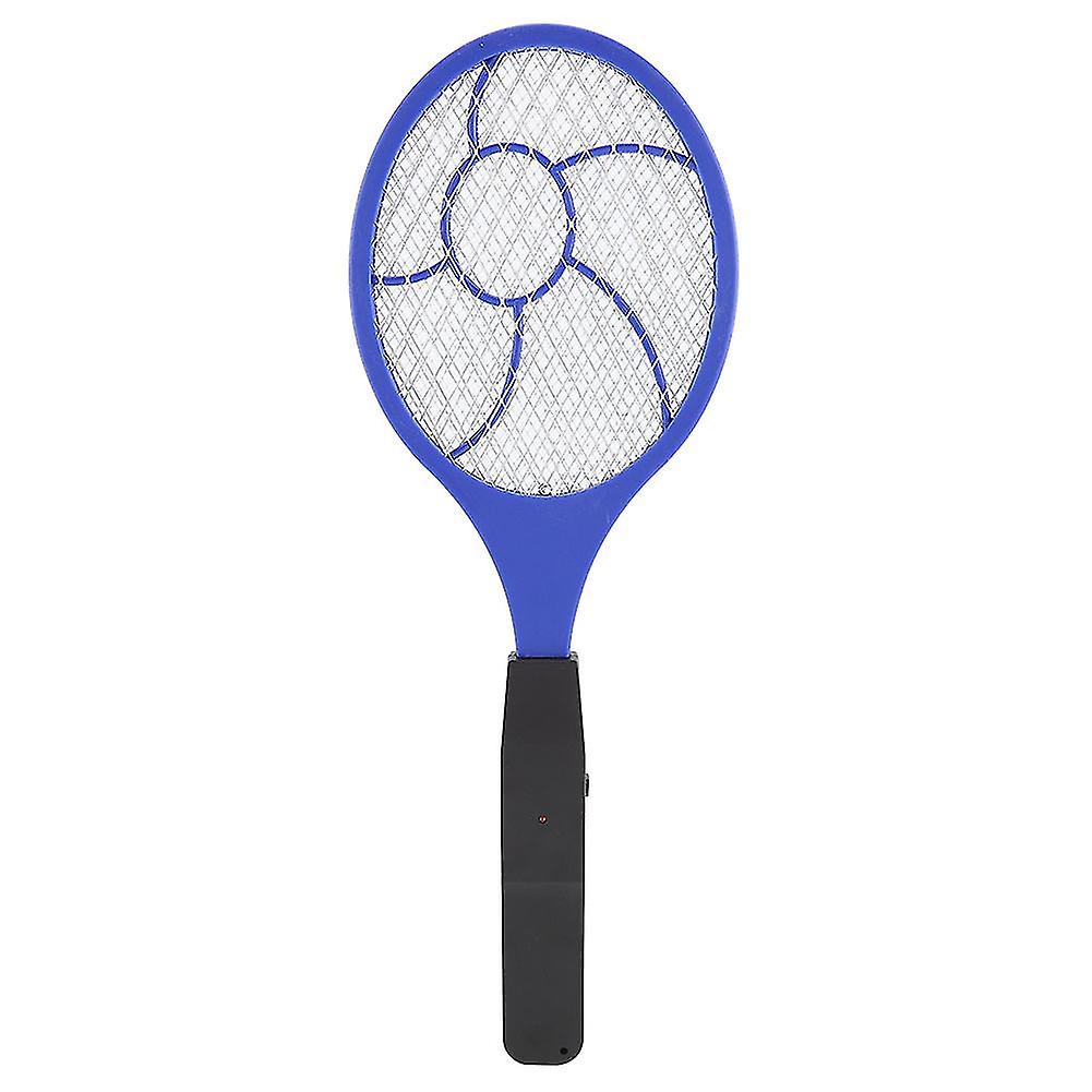 Three-layer electric mosquito swatter (blue)