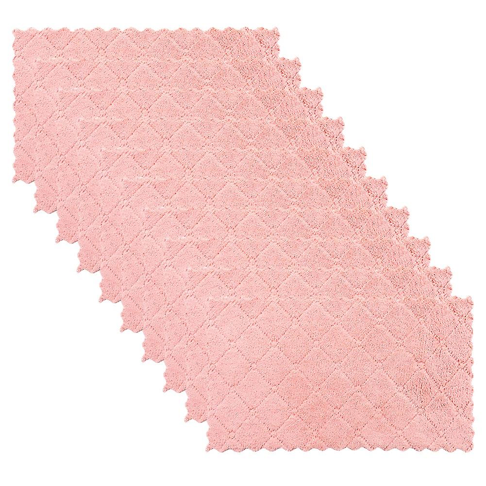10Pcs Absorbent Microfiber Kitchen Dish Cloth Tableware Cleaning Towel Rags