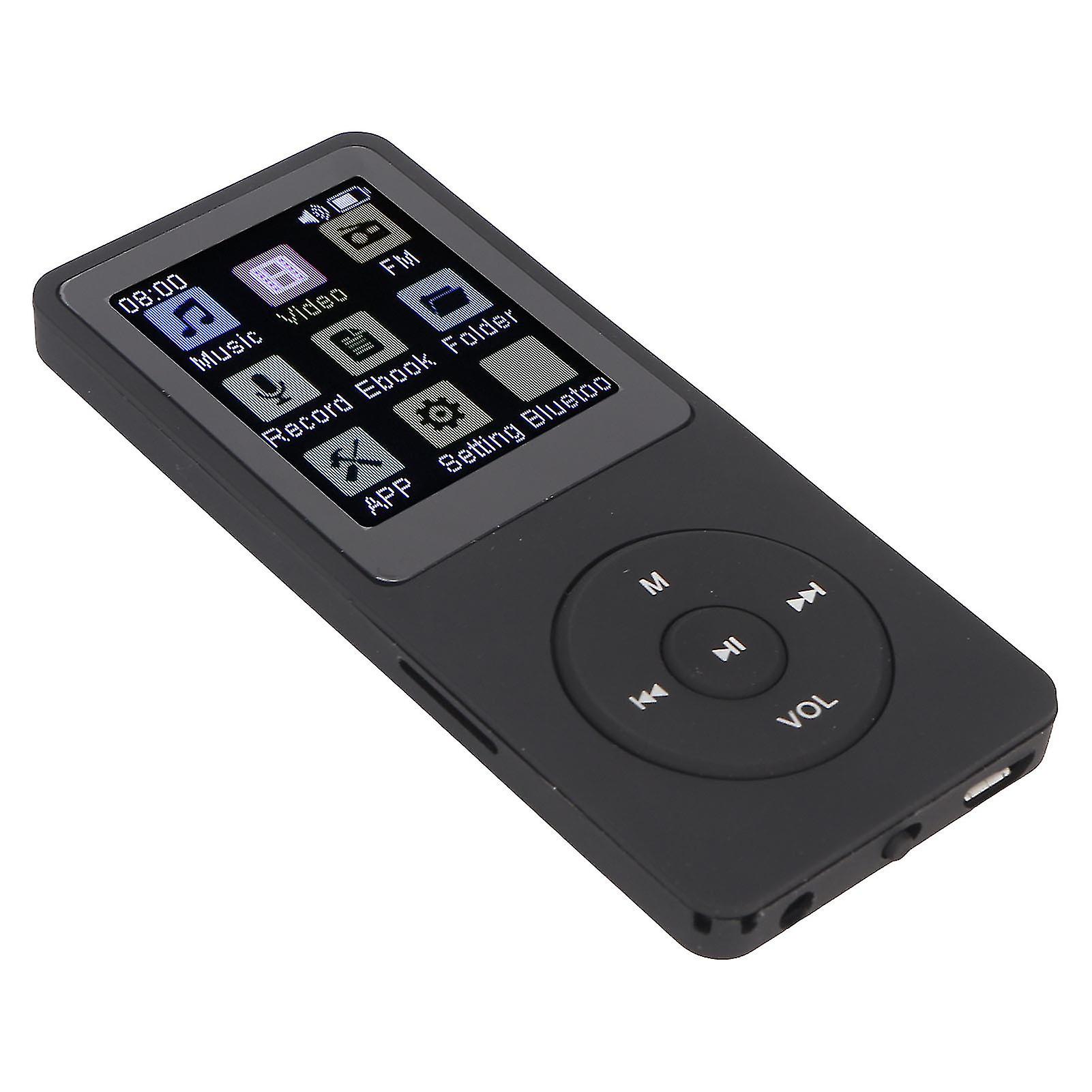 Bluetooth MP3 Player 1.8 Inch Color Display Built in Speaker Electronic Book Reader Recorder Pocket Music Player 