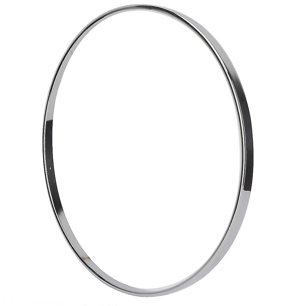 Nickel-plated steel banjo tension hoop, 8 inches