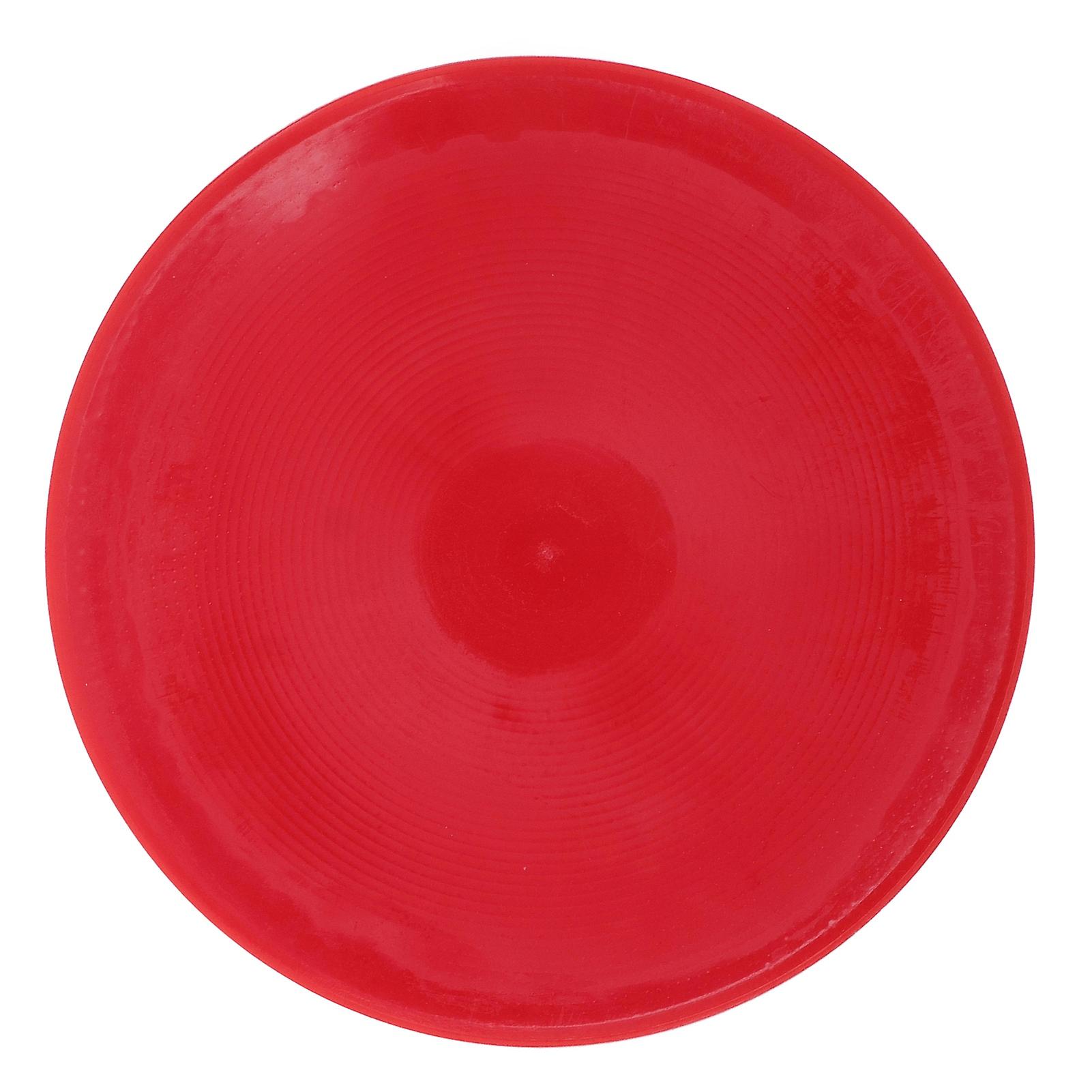 10pcs Tennis Spot Marker Flat Disc Marker Bright Color Flat Field Floor Spots for Tennis Soccer Training Red