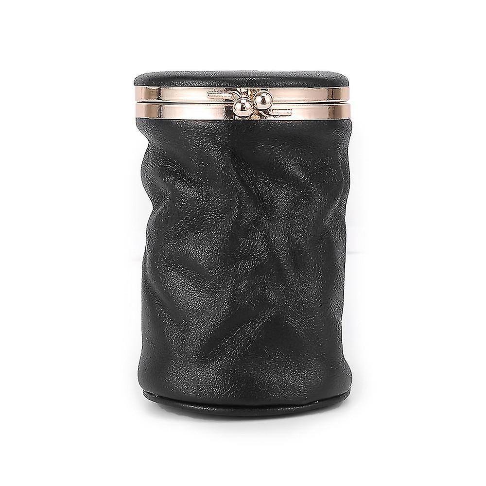 化粧品のトイレタリーバッグ化粧ケース小さなポータブル本革の口紅収納ポーチミラー香水付き