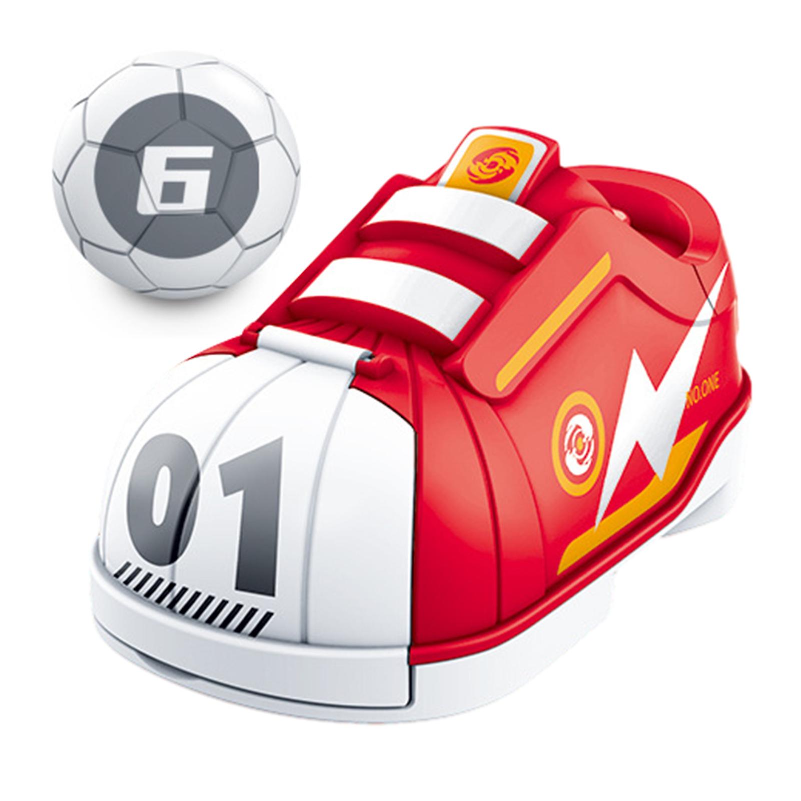 Children's Ejection Football Boots Toy with Ball No Battery Required Puzzle Playthings Birthday Gift