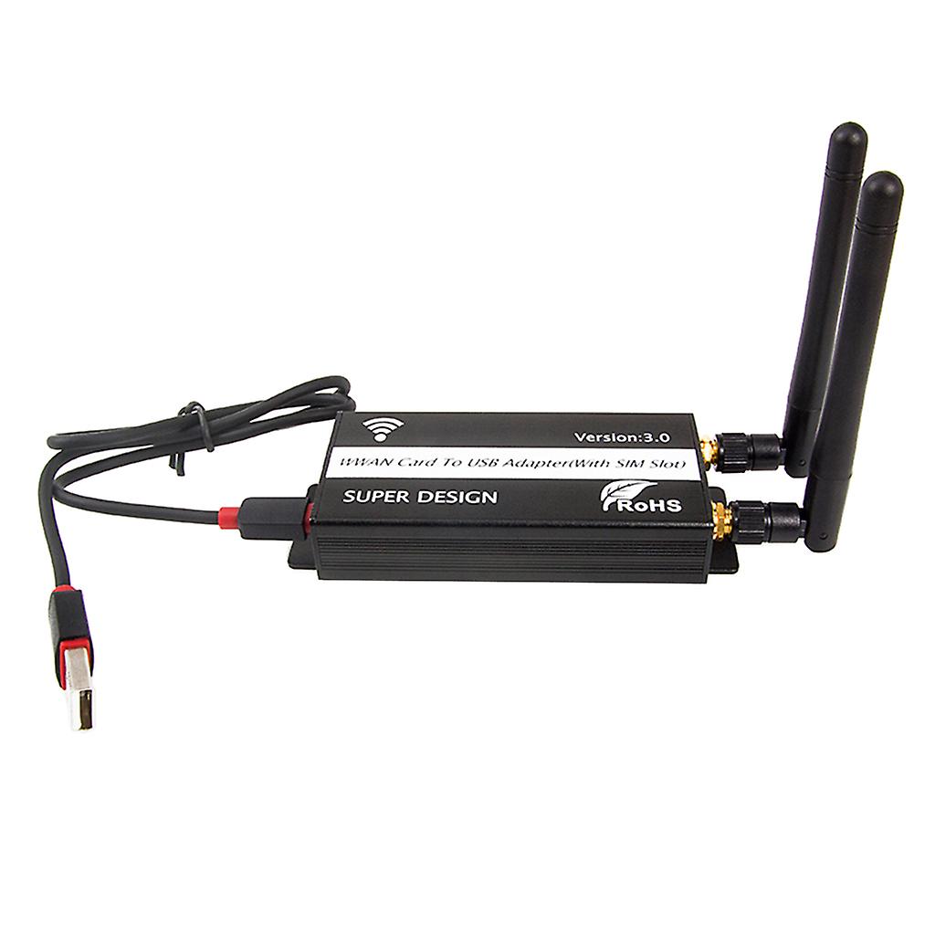 Mini PCI-Express to USB Adapter Case With SIM Card Slot for 3G 4G LTE module