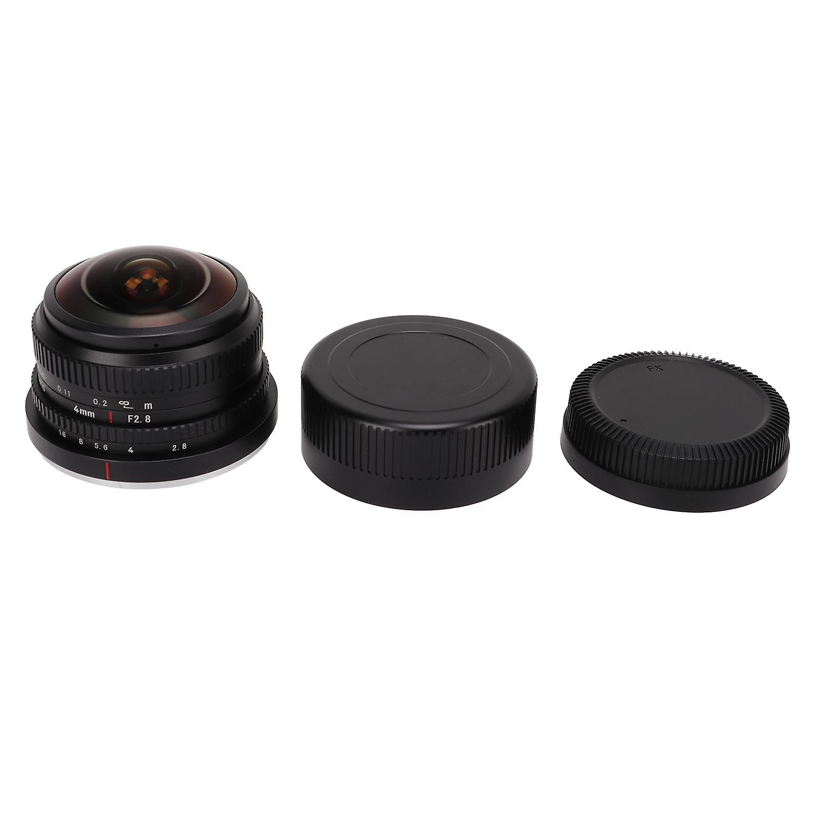 7artisans 4mm F2.8 Circular Fisheye Lens 225 Degree Wide Angle for FX Mount for Fujifilm X H1 X T3 X T4 X T20 X T10 X T2 Camera