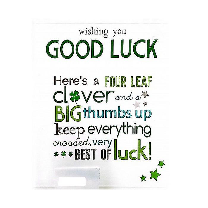 Wishing You Good Luck Greetings Card
